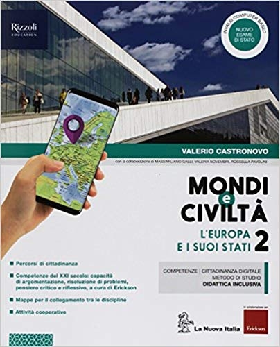 9788822193025 Mondi Civiltà 2 – L’Europa e i suoi Stati La Nuova Italia