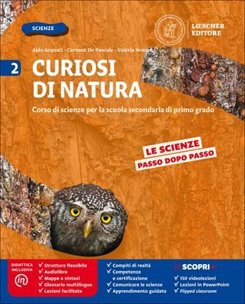 9788858324714 CURIOSI DI NATURA 2 VOLUME 2 LOESCHER EDITORE