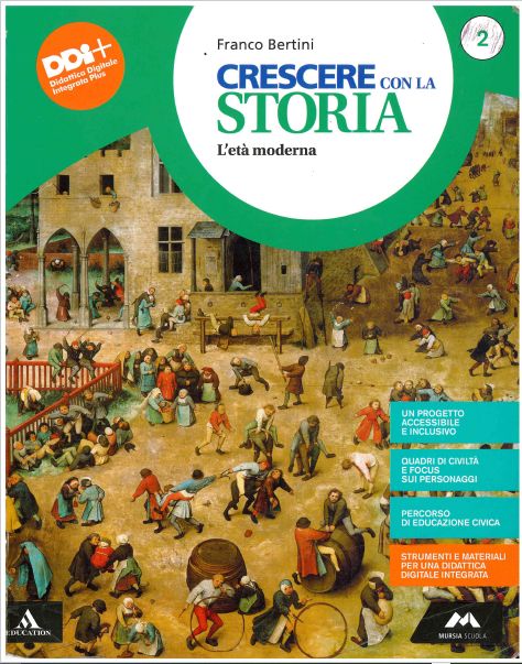 9788893244947 Crescere con la storia 2 – L’età moderna MURSIA