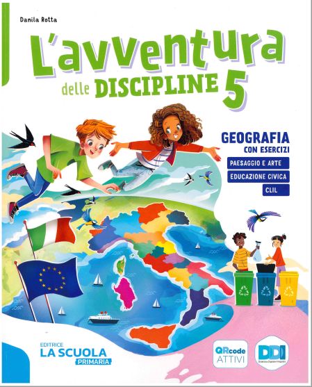 9788835058403 L’avventura  delle discipline 5 – Geografia La Scuola