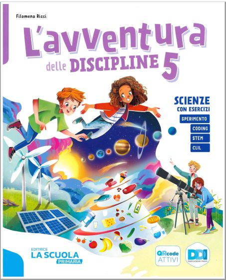 9788835058359 L’avventura  delle discipline 5 – Scienze La Scuola